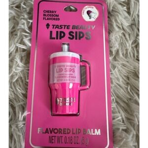 Taste Beauty Shake it Up!  Lip Sips Cherry Blossom‎ Flavored Lip Balm